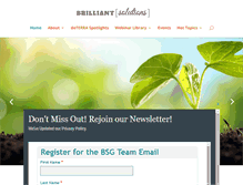 Tablet Screenshot of discoverbrilliantsolutions.com